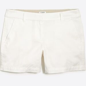 JCrew white chino short